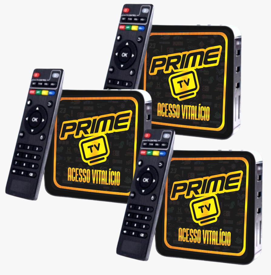 TV Box PrimeTV 3 unidades — Acesso Vitalício
